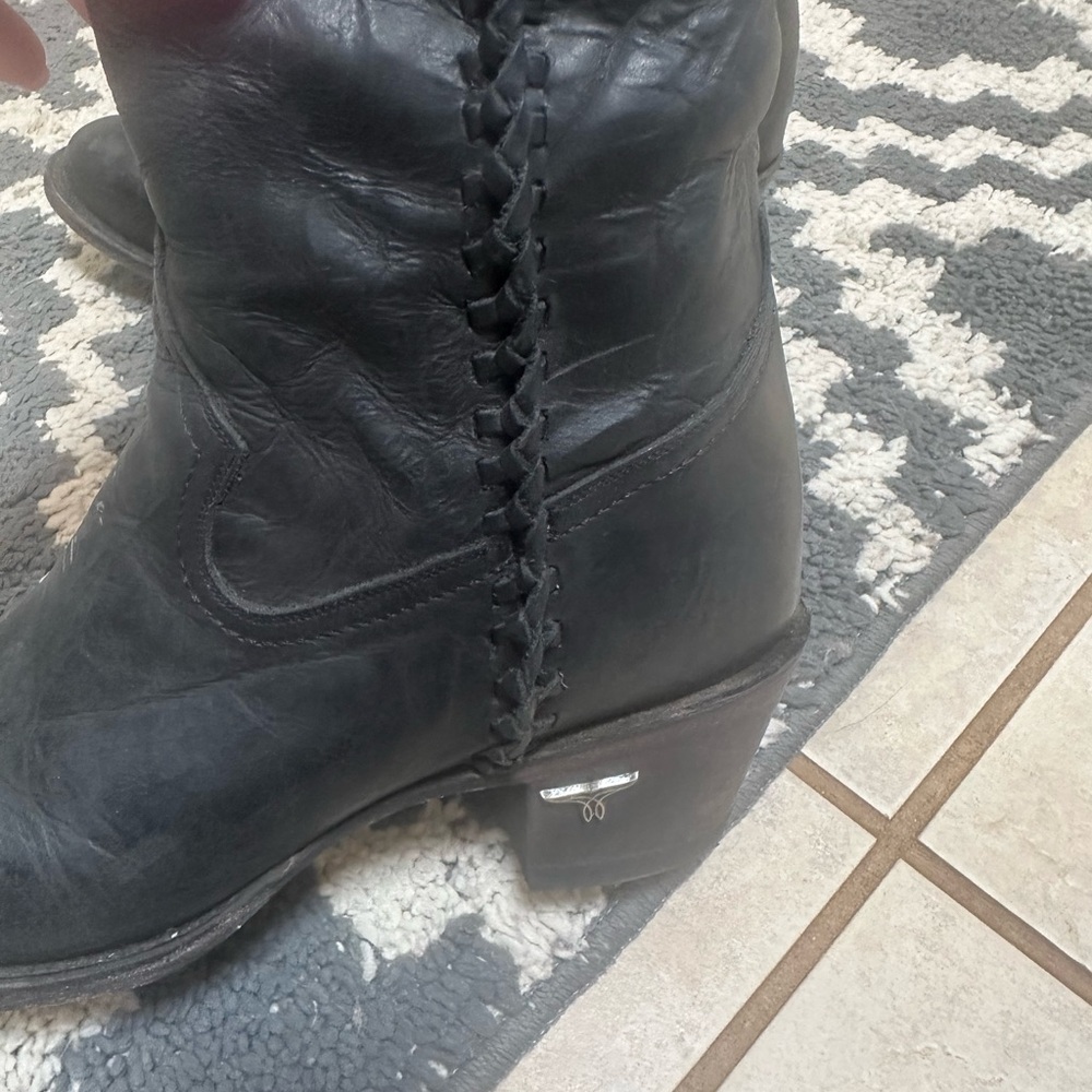 Black Cowboy Boots - Picture 5 of 7